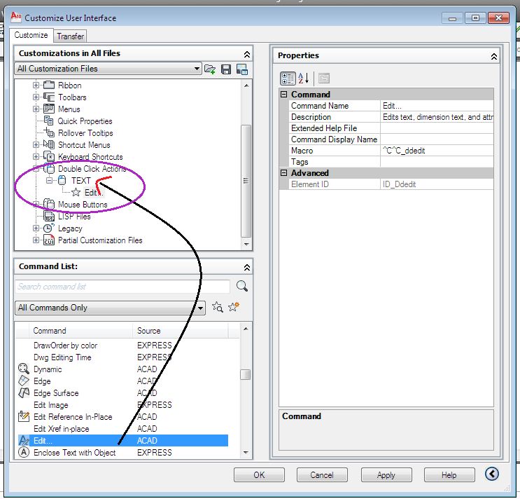 AutoLISP-Kishore: Double-Click Dimension For DDEdit || DDEDIT not ...