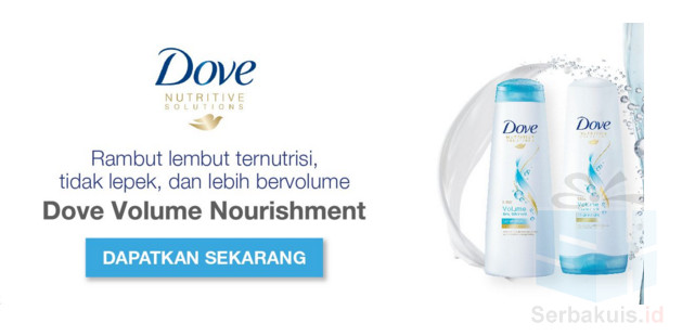 Sample Gratis Dove Volume Nourishment Shampoo & Conditioner Sample Gratis Dove Volume Nourishment Shampoo & Conditioner