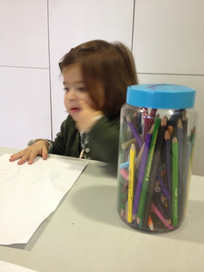 Pintando en el Cumple