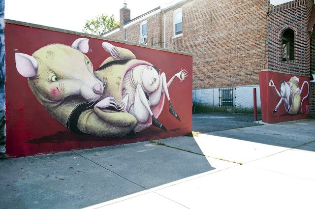 Street Art By Italian Artist ZED1 on the Streets of New York City, USA. 1
