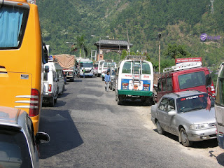 traffic in Nepal