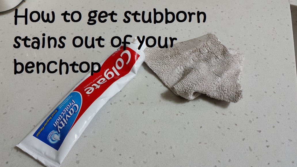 This Little Yellow House. Tip for cleaning engineered stone benchtops