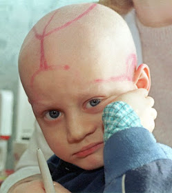 Kid with leukemia