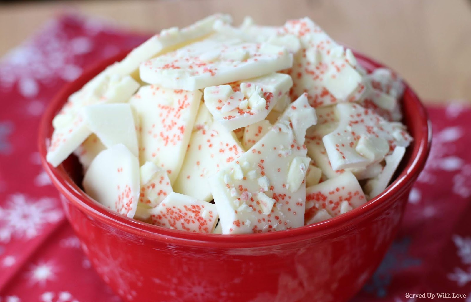 Served Up With Love Peppermint Bark