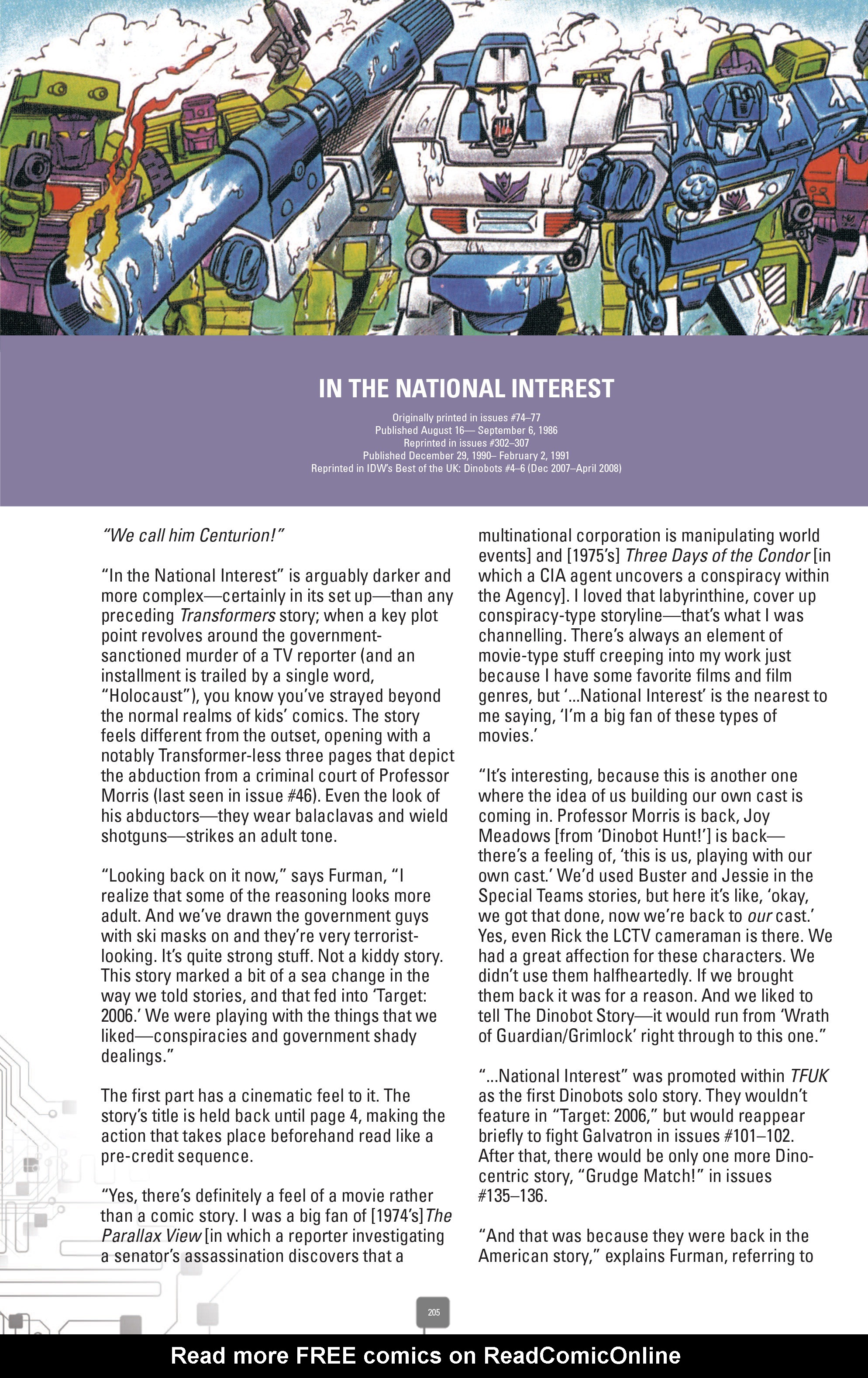 Read online The Transformers Classics UK comic -  Issue # TPB 2 - 206