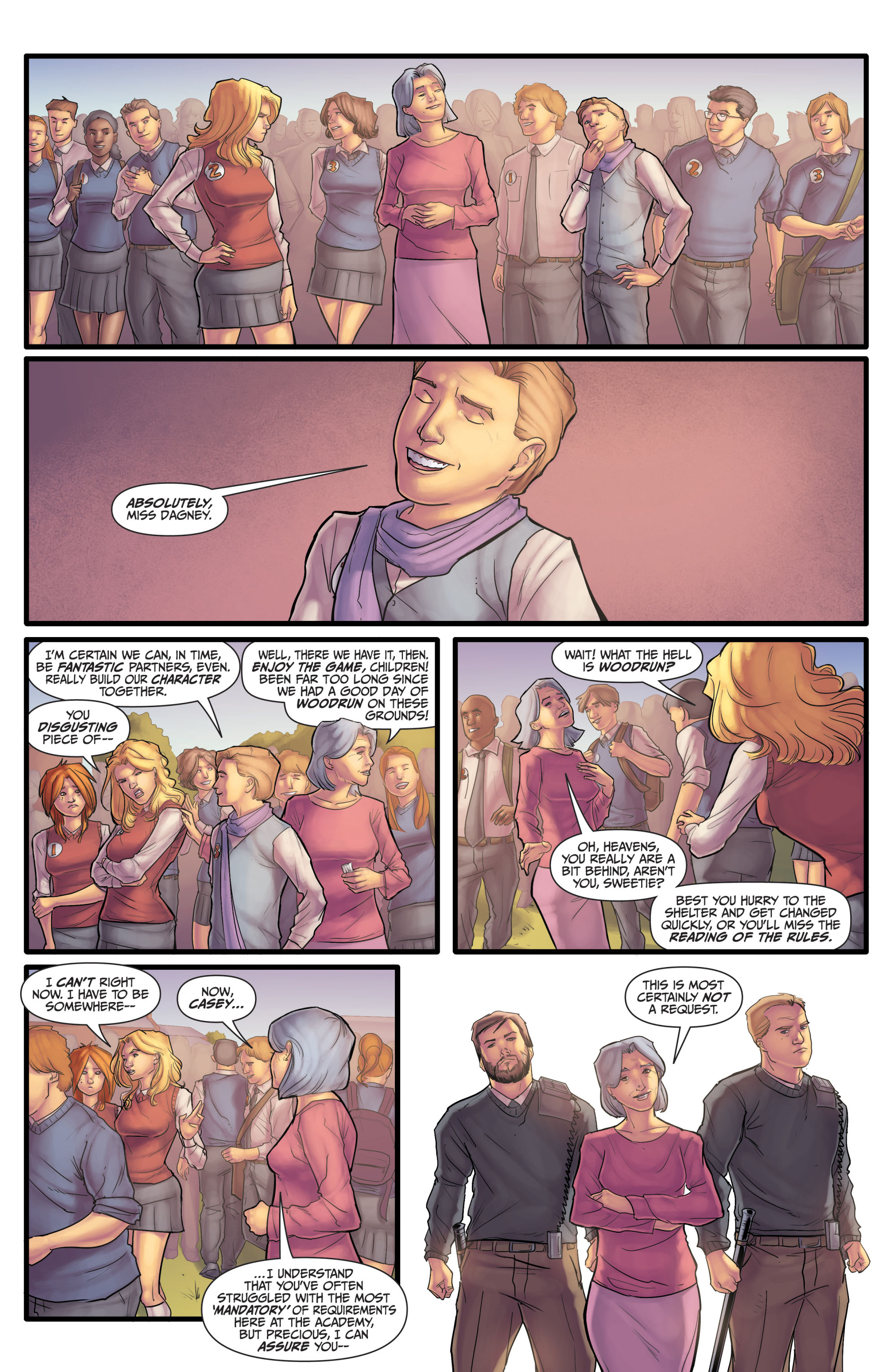 Read online Morning Glories comic -  Issue #13 - 19