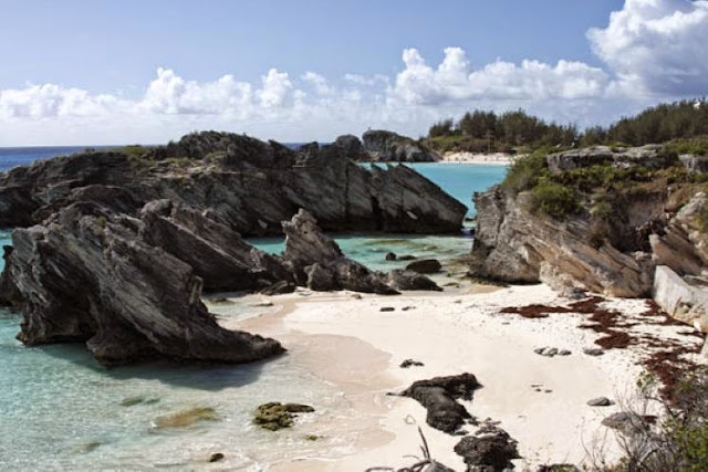 Horseshoe Bay aux Bermudes.