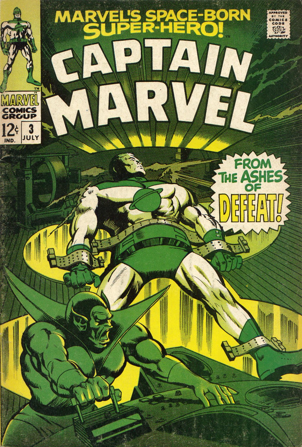 Read online Captain Marvel (1968) comic -  Issue #3 - 1