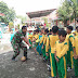 Satgas TMMD Melatih Olah Raga Bola Volly Siswa Sekolah Dasar Negeri Celep 1.