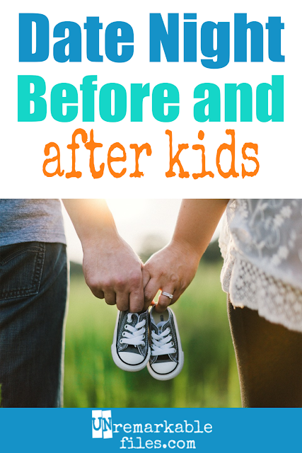 There are lots of differences between life with kids vs without. This mom does a funny look at how your marriage changes. Date night means something completely different when you have kids than when you don’t! #funny #parentinghumor #momlife #marriage