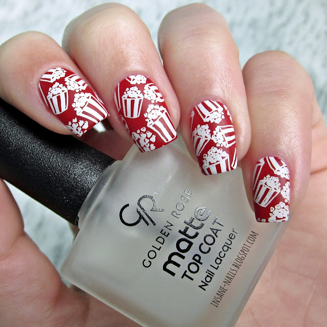 Popcorn nails HarunoutaL043 insane4nails