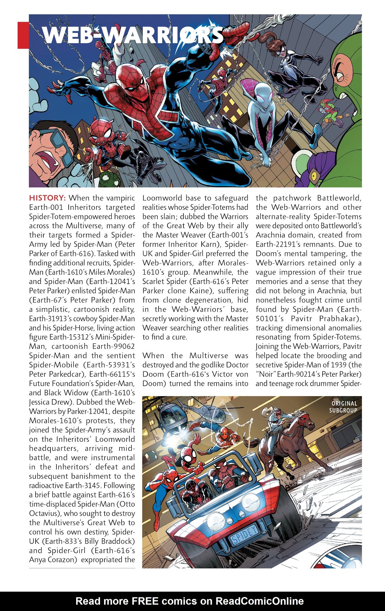 Read online Spider-Geddon Handbook comic -  Issue # Full - 37