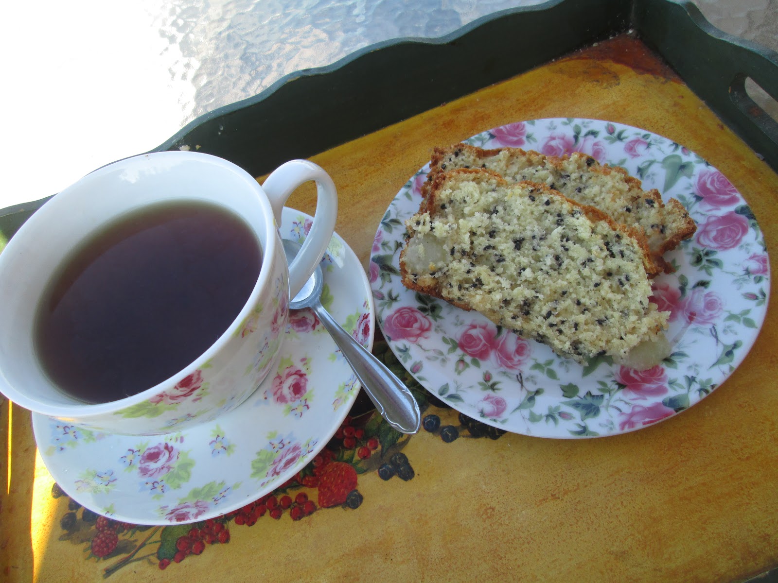 Canela kitchen (gloria) Black sesamepears Tea cake