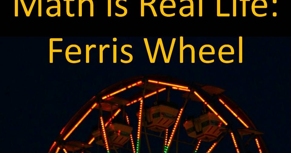 The Elementary Math Maniac: Math in the Ferris Wheel