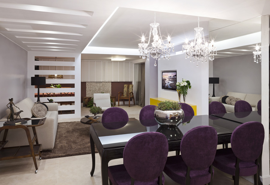Decoração de sala de jantar 20 salas de jantar modernas e atuais ...
