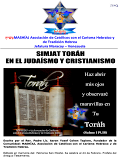 SINJA TORAH EN EL JUDAISMO Y CRISTIANISMO