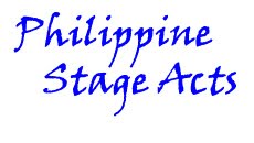 Philippine Stage Acts