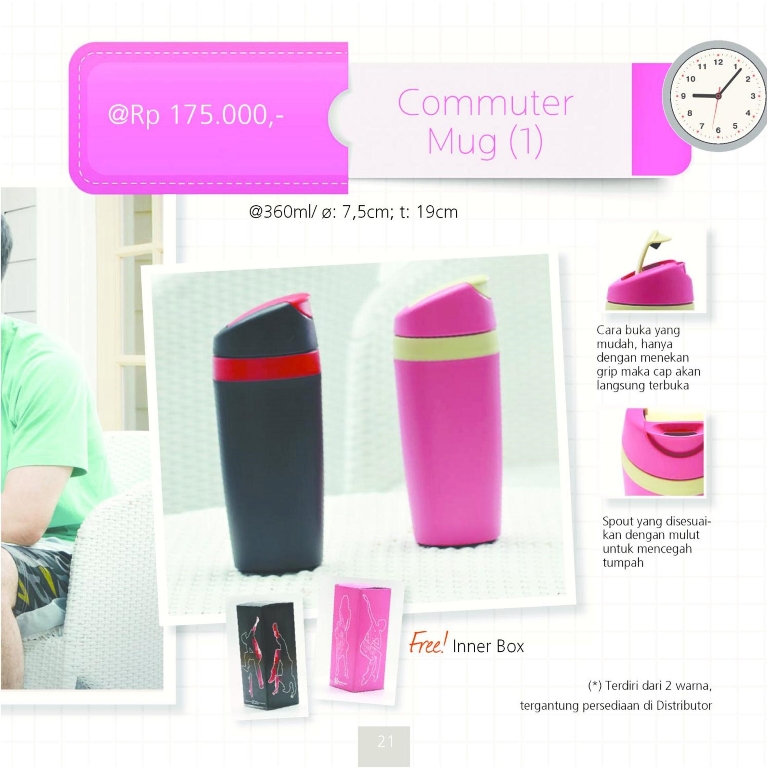 Tupperware Promo Surabaya Commuter Mug (1) Promo Tupperware Maret 2013