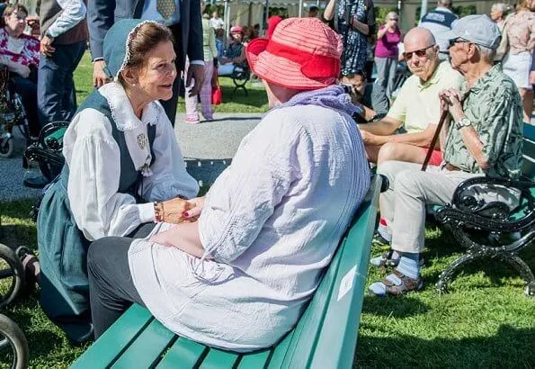 Queen Silvia of Sweden visited Pensioners' Day 2019 event