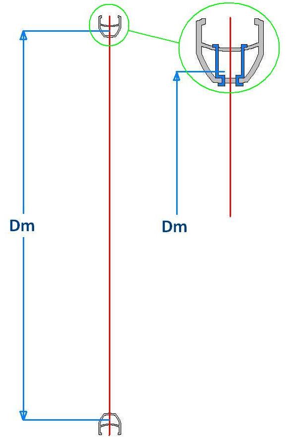 BICI BMX ANTERIORE NERA 20" RUOTA 48 RAGGI ASSE 14 Mm (406 - 19) Cerchio - Foto 8