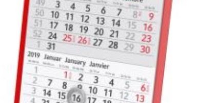 Marketingkomm Werbemittel Tischaufstellkalender Tischkalender Metall In 7 Farben