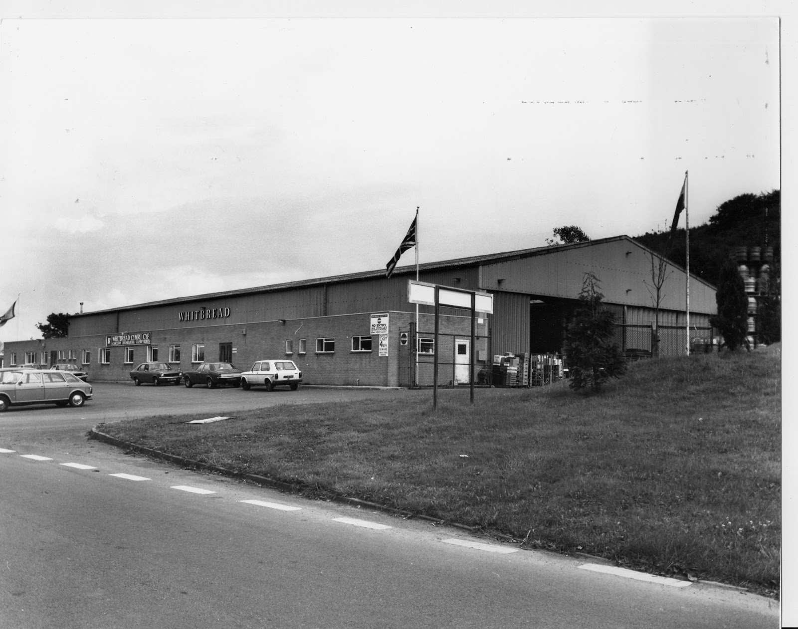 Brew Wales Now and then, former Whitbread Carmarthen Depot