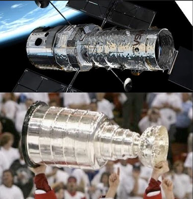 Stanley Cup looks like Hubble Space Telescope