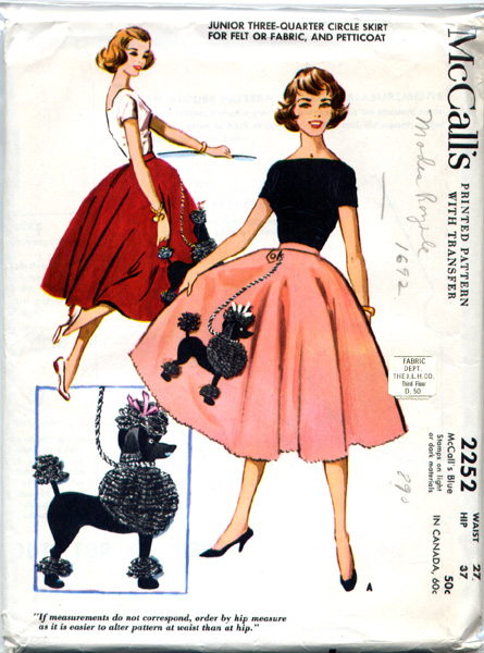 How To Make A Poodle Skirt  1950S HALLOWEEN COSTUME  How To With  Kristin  YouTube