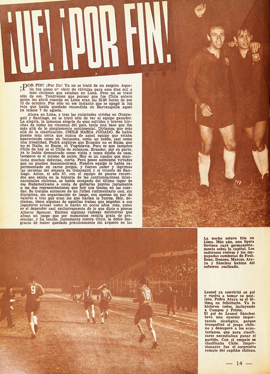 Partidos de la Roja [12/10/1965] ChileEcuador 21