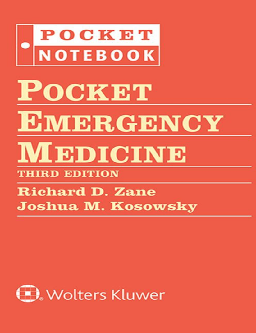 All about Medicine POCKET EMERGENCY MEDICINE 3rd EDITION 2015 PDF