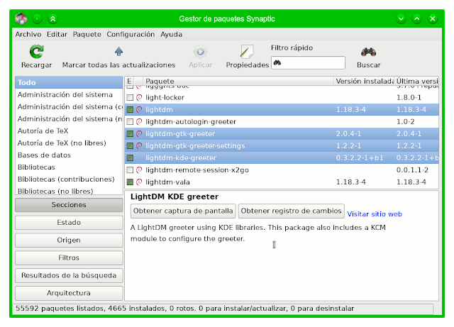 UsuarioDebian: Lightdm - gestor de sesiones