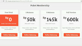 Membeli Tool Auto Promo Shopee Dan Cara Pembayaran