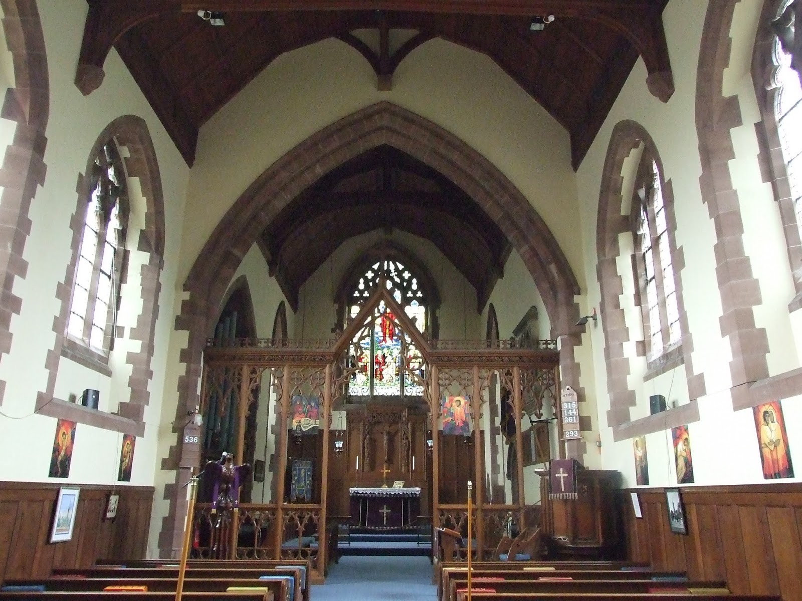 Victorian Churches 206 John Oldrid Scott, All Saints, Newborough