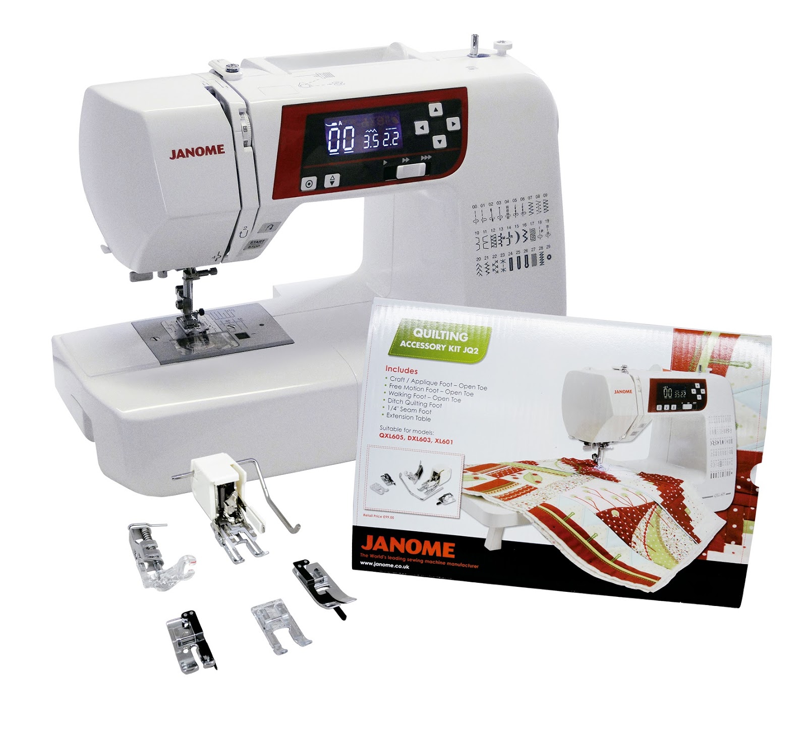 Máquina de coser Janome 2030 QDC Janome Uruguay