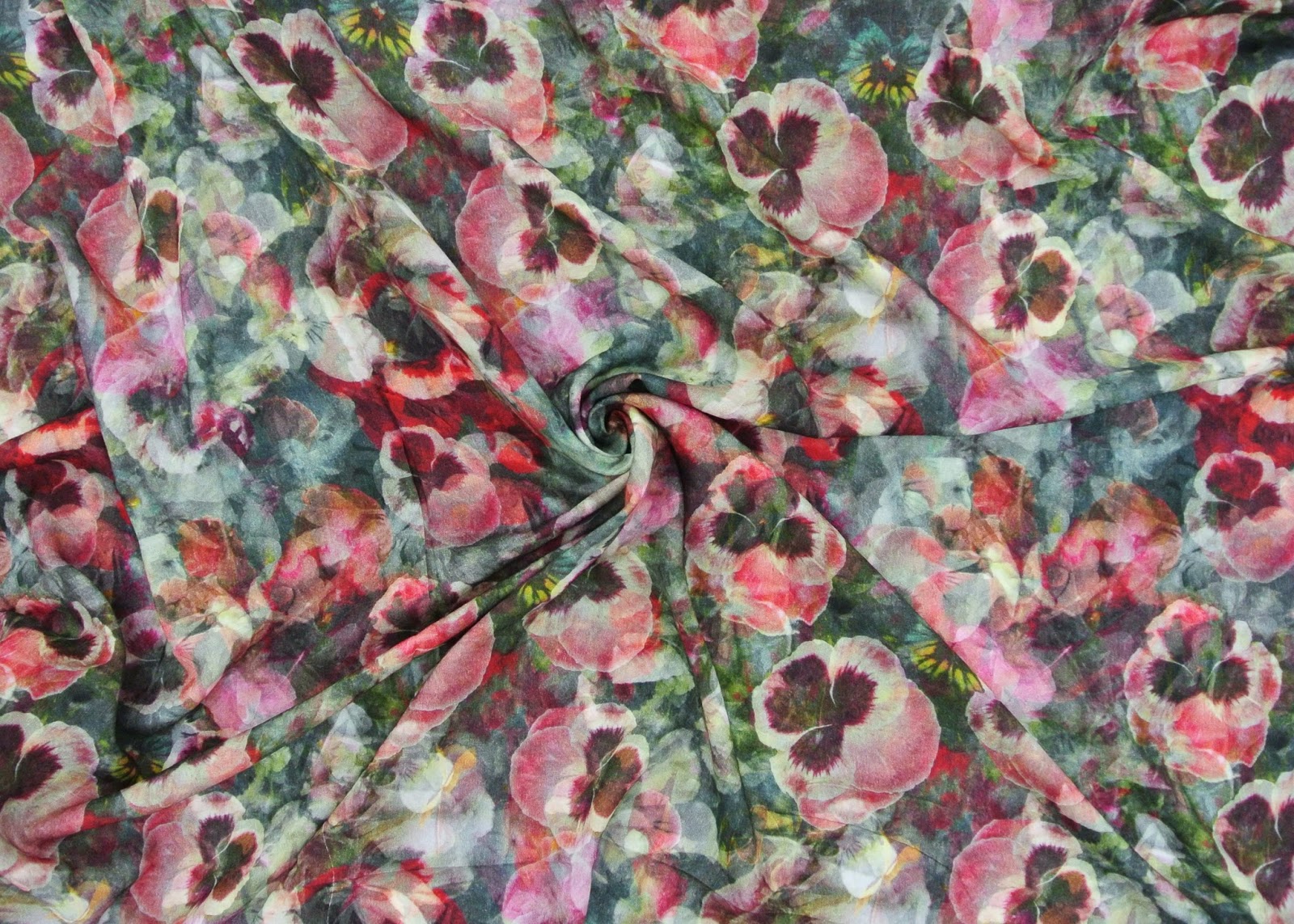 Treadle Yard Goods Rayon Challis