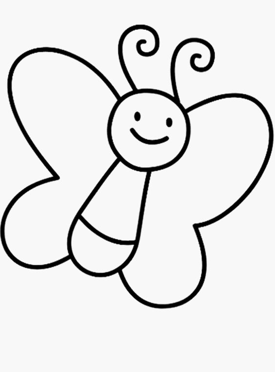 Tranh tô màu con bướm