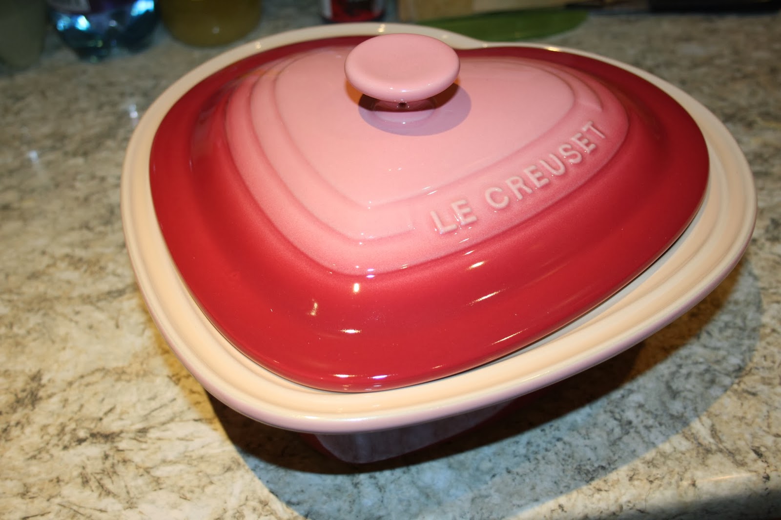 Caroline Makes....: Chicken in a Heart-Shaped Le Creuset Dish