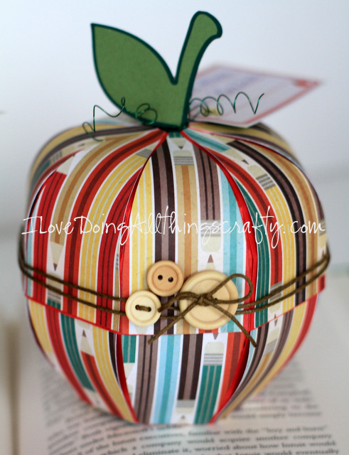 3D Apple Treat Box | Back to School Gift For Teacher | SVGCuts