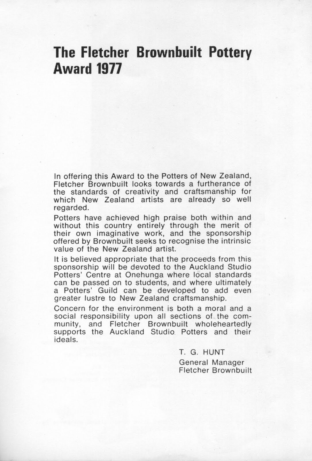 Auckland Studio Potters 50 Years Old 2011 Fletcher Brownbuilt