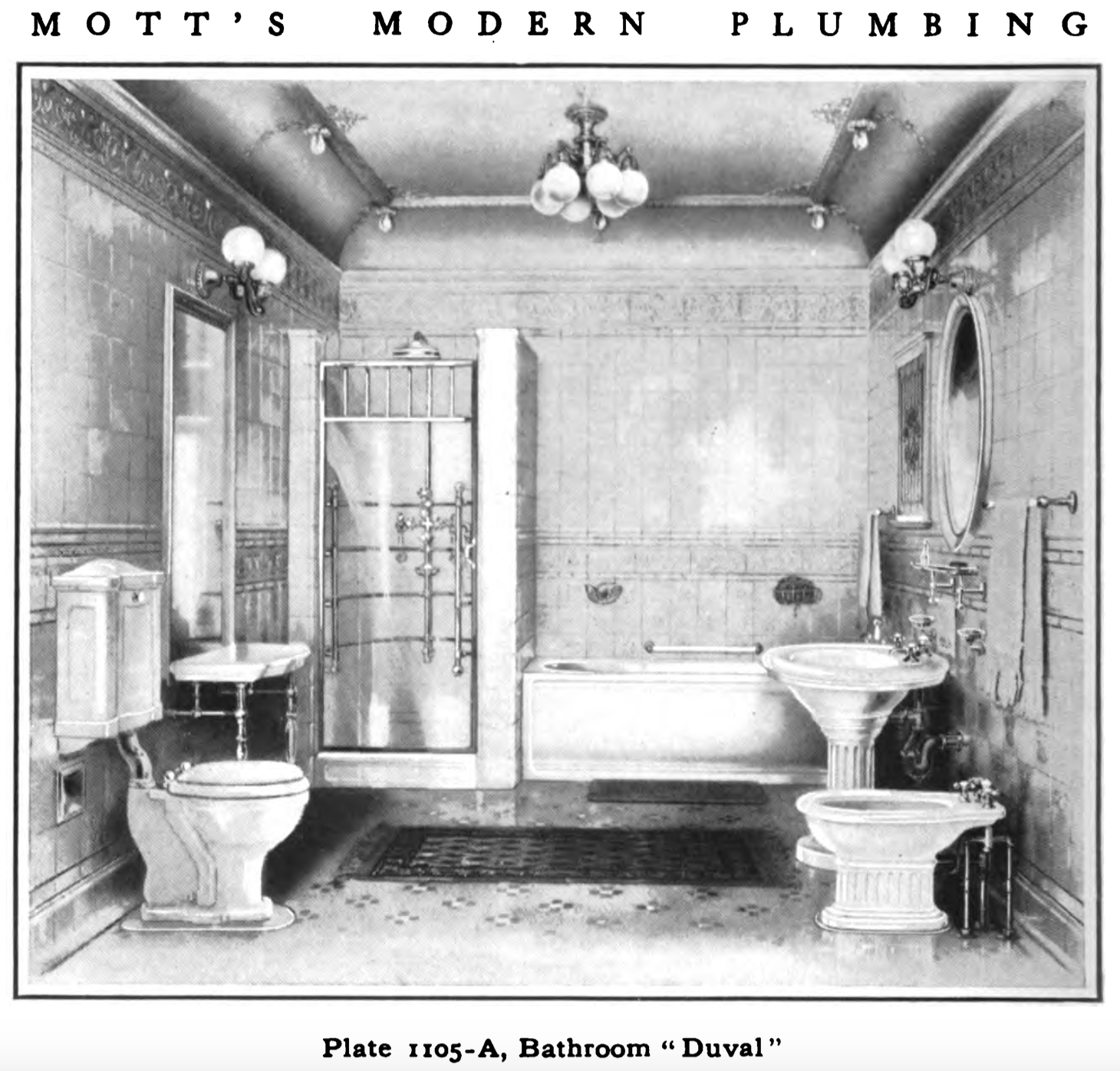 Laurelhurst Craftsman Bungalow Mott's 1914 Plumbing Catalog