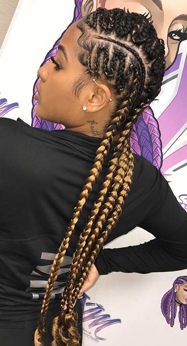 37 Latest Braids Hairstyles Ponytails With Weave That Will Attract