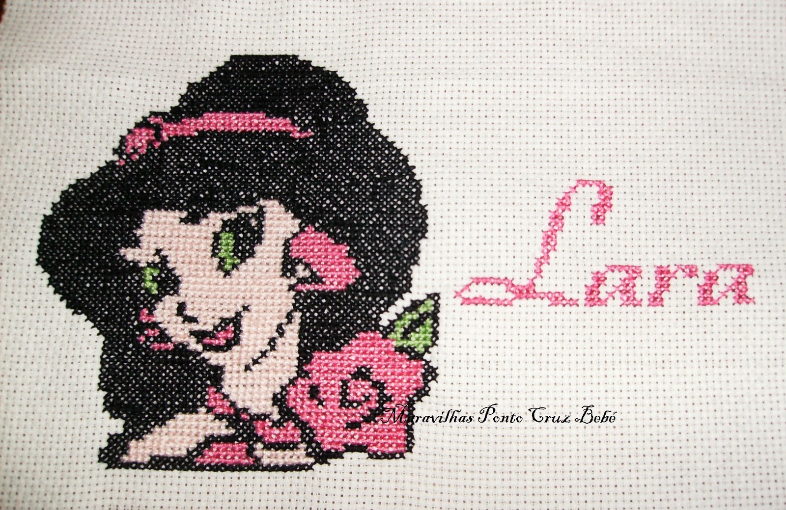 Maravilhas em Ponto Cruz Bebé quadro