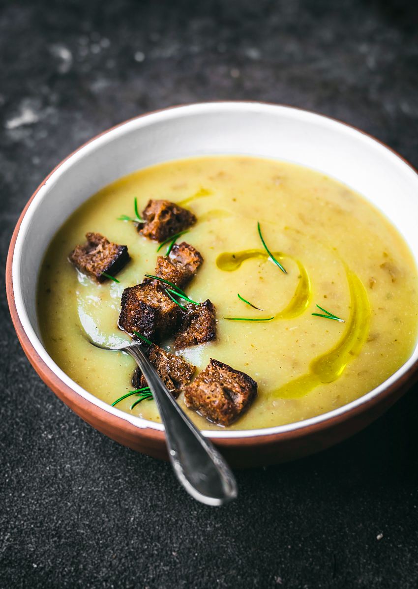 Creamy Cauliflower Potato Soup Occasionally Eggs