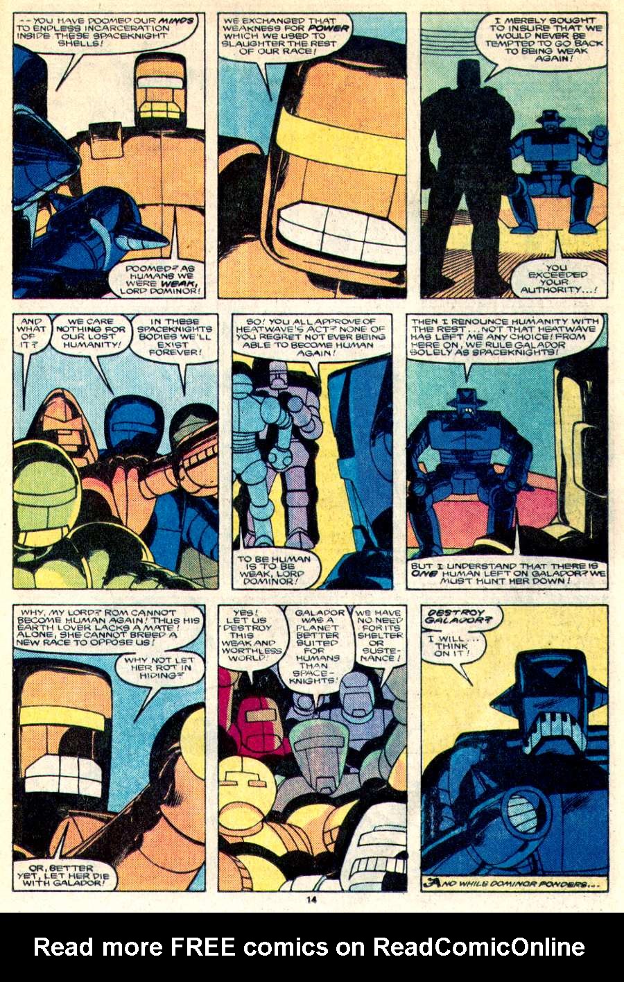 Read online ROM (1979) comic -  Issue #74 - 15