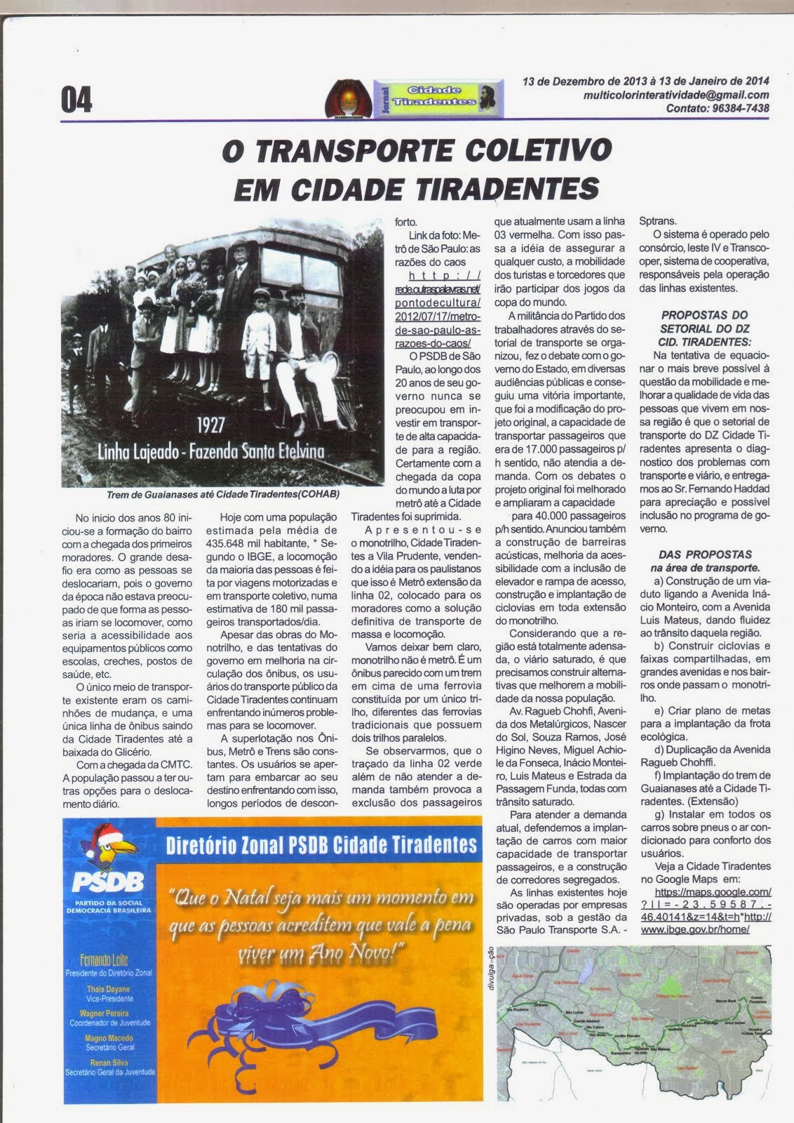 Jornal Cidade Tiradentes