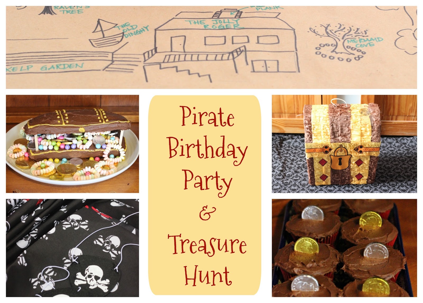 Kitchen Floor Crafts Pirate Birthday Party & Treasure Hunt