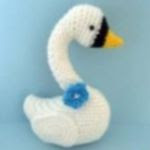 PATRON GRATIS CISNE AMIGURUMI