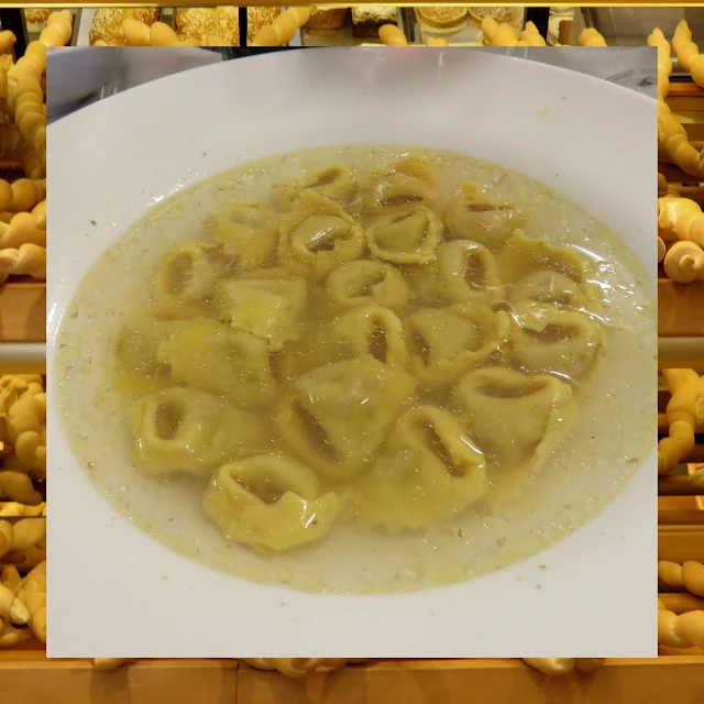 What is Emilia Romagna famous for? Tortellini in Brodo from Ferrara