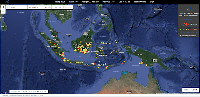 Cara Mengakses Informasi Hotspot Kebakaran Hutan dan Lahan secara Online