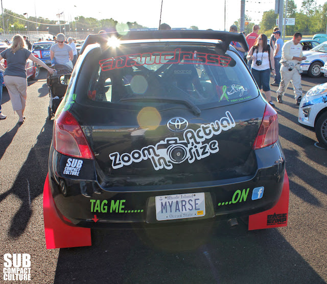 Tag Rally Sport Yaris with Subcompact Culture Decal
